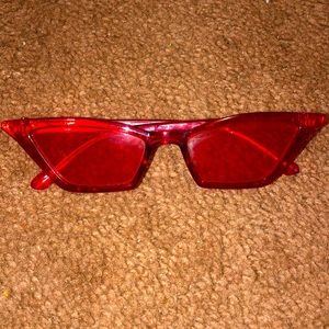 Red Cat-Woman Glasses